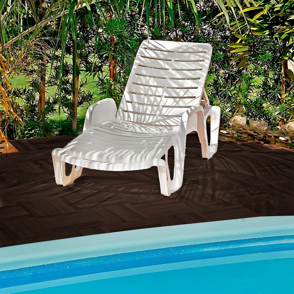 Deck Modular de Madeira Eucalipto 50x50cm Massol