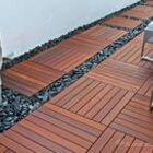 Deck De Madeira Ipê Modulado 50x50cm - 4 Unidades