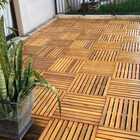 Deck De Madeira Modular 20x20 Cm Sem Pintura Neonx - Sem Pint