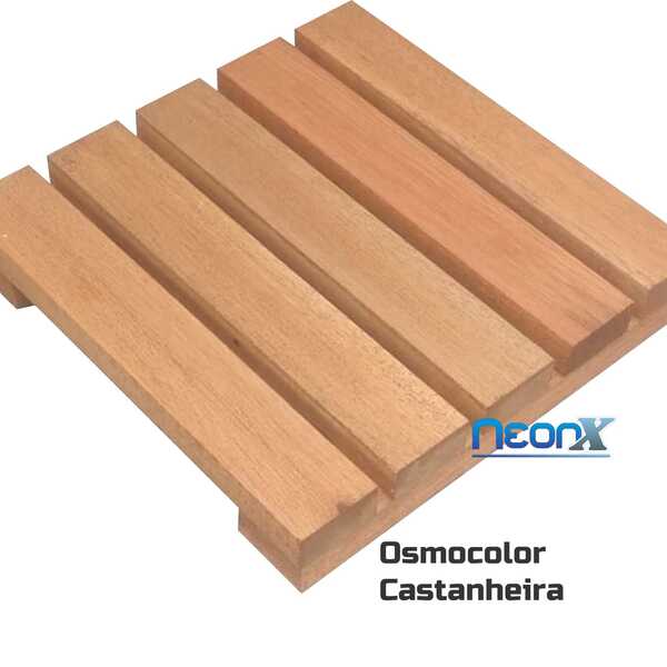 Deck De Madeira Modular 25x25 Cm Réguas 4 Cm Com Pintura Neon