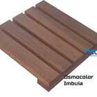 Deck De Madeira Modular 25x25 Cm Réguas 4 Cm Com Pintura Neon