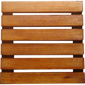 Foto de Deck De Madeira Modular 30x30 Cm Réguas 4 Cm Com Pintura Neon