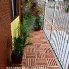 Deck De Madeira Modular 30x30 Cm Réguas 4 Cm Sem Pintura Neonx