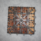 Deck De Madeira Modular 3 Ripas 30x30 Kit 48 Peças (4m²)