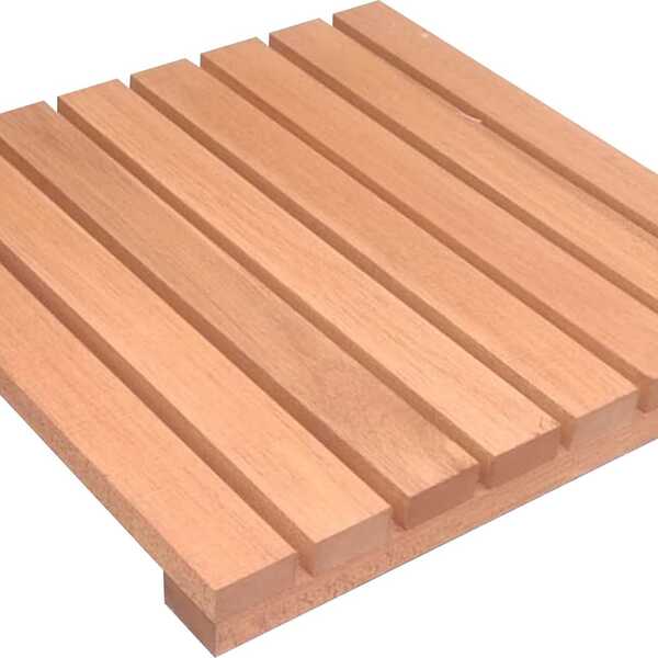 Deck De Madeira Modular 40x40 Cm Neonx Com Pintura - Osmocolo