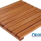 Deck De Madeira Modular 45x45 Cm Réguas 4 Cm Neonx Com Pintur