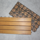 Deck De Madeira Modular 4 Ripas 30x60 Kit 54 Peças (9m²)