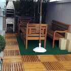 Deck De Madeira Modular 50x50 Cm Sem Pintura Neonx