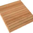 Deck De Madeira Modular 60x60 Cm Sem Pintura Neonx