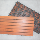 Deck De Madeira Modular 6 Ripas 30x60 Kit 12 Peças (2m²)