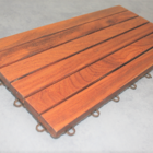 Deck De Madeira Modular 6 Ripas 30x60 Kit 12 Peças (2m²)