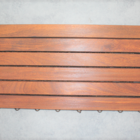 Deck De Madeira Modular 6 Ripas 30x60 Kit 12 Peças (2m²)