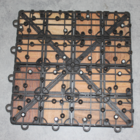 Deck De Madeira Modular Trama 30x30 Kit 180 Peças (15m²)