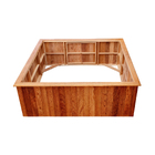 Deck de Madeira para SPA Weekend 270x290x100cm Ouro Fino