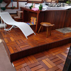 Deck Em Placa De Madeira Modular Base Madeira 30cmx30cm Mader