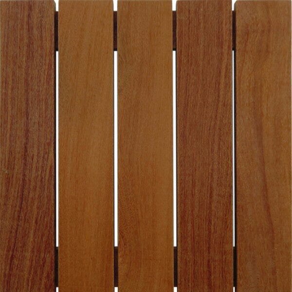 Deck Em Placa De Madeira Modular Base Madeira 50cm X 50cm Mad