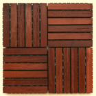 Deck Em Placa De Madeira Modular Base Plástica 30cm X 30cm Ma