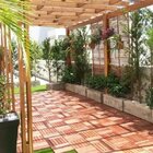 Deck Em Placa De Madeiramodular Base Plástica 30cmx30cm