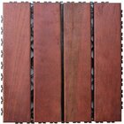 Deck Em Placa De Madeiramodular Base Plástica 30x30cm   Imbuia