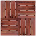Deck Em Placa De Madeiramodular Basemadeira 50x50cm   Imbuia