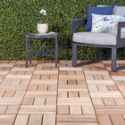 Deck de Madeira Eucalipto Saligna 30x30cm Natural Naterial