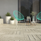 Deck Madeira Pinus Bege 50x50cm Massol