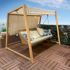 Deck de Madeira Plástica 43x43cm Marrom InBrasil