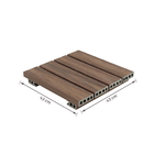 Deck de Madeira Plástica 43x43cm Marrom InBrasil