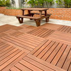 Deck de Madeira Plástica 86x86cm Marrom InBrasil