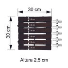 Deck Modular 30 X 30 Plástico Antiderrapante Piscina Jardim