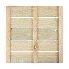 Deck Modular 50x50cm Com Régua De 9,6cm Eucalipto Vina Eucali