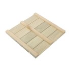 Deck Modular 50x50cm Com Régua De 9,6cm Eucalipto Vina Eucali