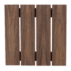 Deck Modular Plástico Marrom 43x43cm InBrasil