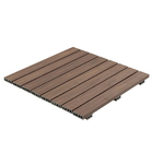Deck Modular Plástico Marrom 86x86cm InBrasil