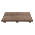 Deck Modular Plástico Marrom 86x86cm InBrasil