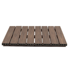 Deck Modular Plástico Marrom 86x86cm InBrasil