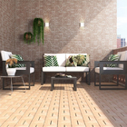 Deck Polipropileno SEVILHA Marrom 30x30cm Massol