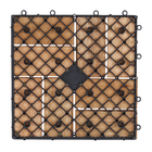 Deck Polipropileno SEVILHA Marrom 30x30cm Massol