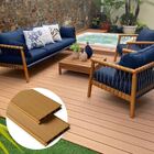 Deck Régua Em Wpc Cor Teca 0 406m² (2 90m X 14cm)