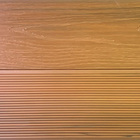 Deck Régua Em Wpc Cor Teca 0 406m² (2 90m X 14cm)