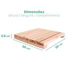 Decks De Madeira Modular 30x30 Cm Sacada E Varanda Madeira De
