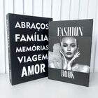 Decoração 2 Livros Caixa Enfeite De Mesa Que Abre A Tampa