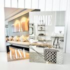 Decoração 2 Livros Caixa Porta Objetos Com Tampa Que Abre