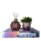 Decoração 3 Peças Livro Porta Objetos, Vaso Rosê E Difusor