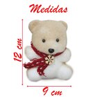 Decoração Arranjo De Mesa Natal Ursinho Natalino 25cm