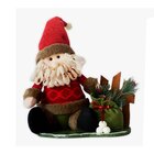 Decoração Boneco Natal Papai Noel Tecido Natalino 25cm