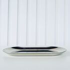 Decoração Casa Bandeja Retangular De Metal Pequena Moderna