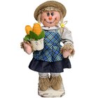 Decoração Casal Espantalho Enfeite Festa Junina Caipira 50cm