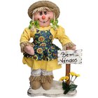 Decoração Casal Espantalho Festa Junina Enfeite Caipira 50cm