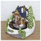 Decoração Cenário Natalino Musical Fábrica De Brinquedos Movi